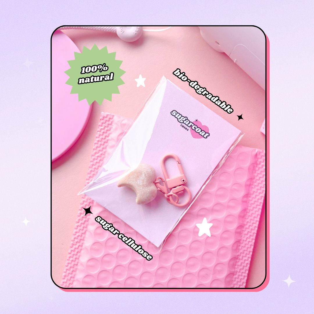 teddy bear butter cookie pull out phone griptok