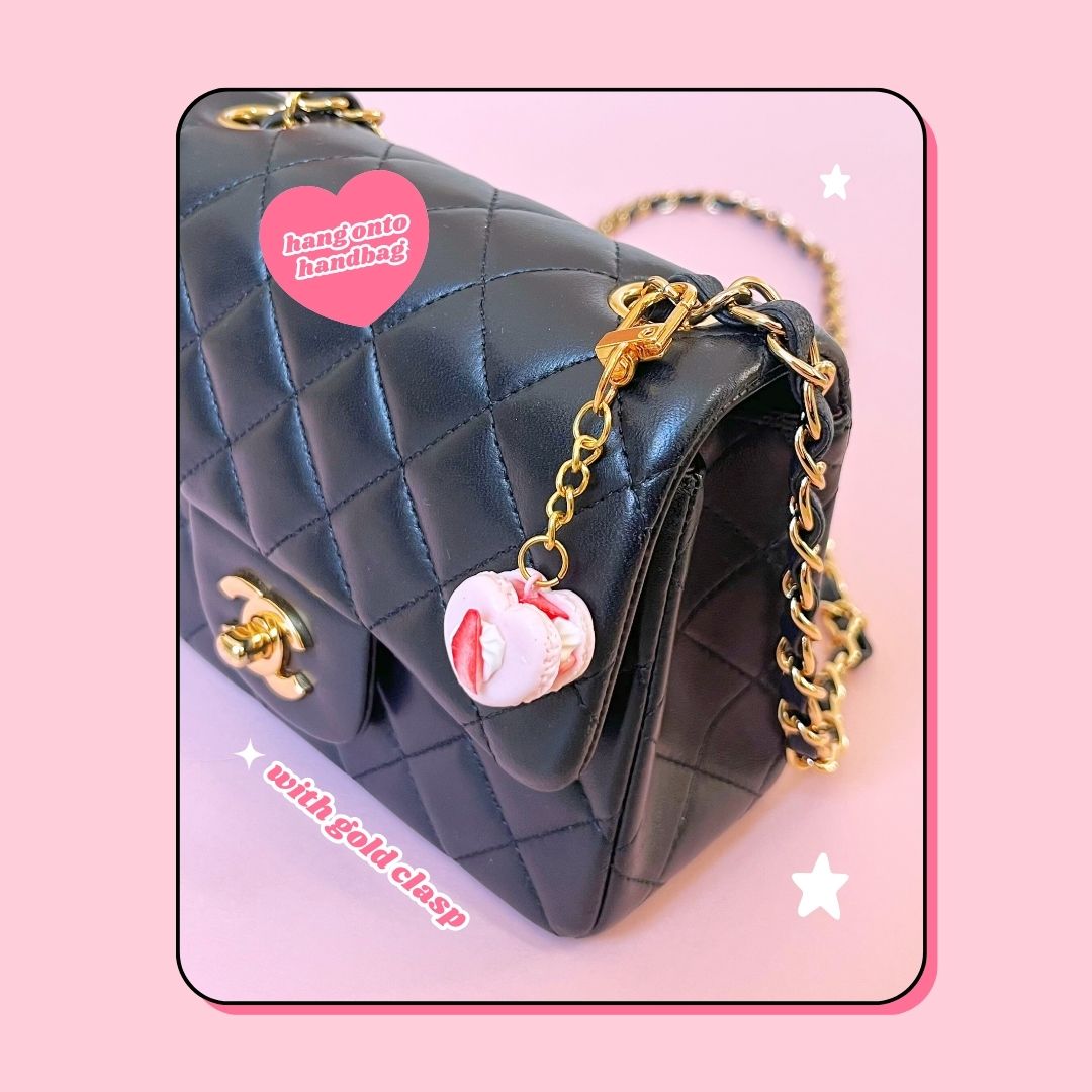 heart shaped chocolate chip cookie keyring